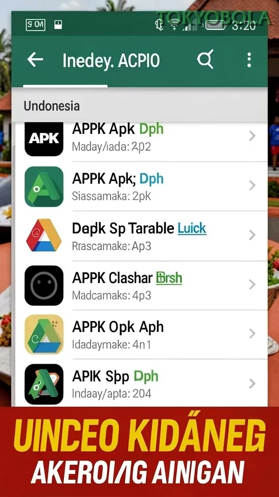 Cuplikan layar MADUGENIT — menu navigasi